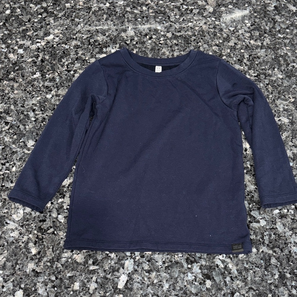 Uniqlo Kids Navy Long Sleeve Tee